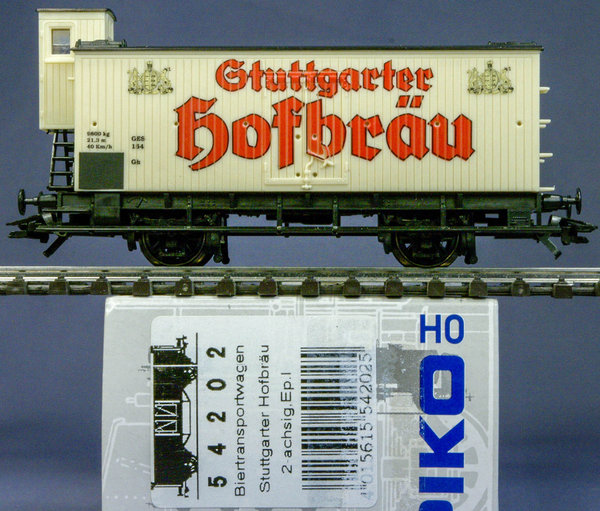 Piko 54202 H0 Bierwagen "Stuttgarter Hofbräu" Epoche I