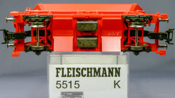 Fleischmann 5515 H0 Selbstentladewagen Tds.928 der DB-Cargo. AC-Radsätze.