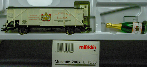 Märklin 48002 H0 Museumswagen 2002 - "Kessler Sekt" in der OVP.