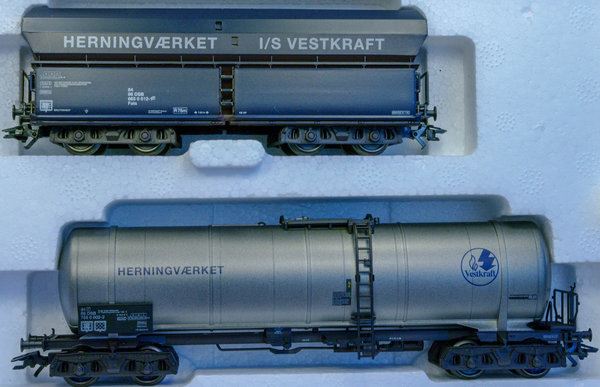 Märklin 47887 H0 Güterwagen-Set Brennstofftransport der Vestkraft Herningsværket,