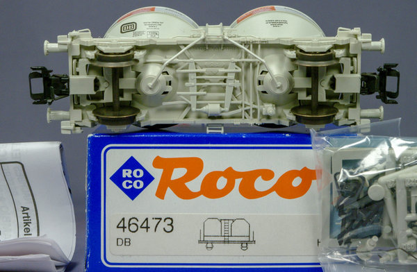 Roco 46473 Ucs 909 Staubsilowagen "Brandt" eingestellt bei der DB. Epoche IV. AC - Radsätze.