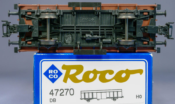 Roco 47270 H0 Gedeckter Güterwagen Gkml 192 der DB. Epoche IV. AC - Radsätze(Märklin System)