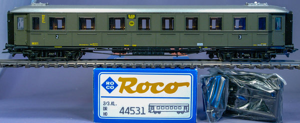 Roco 44531 H0 Schnellzugwagen 2./3. Klasse BC4ü der DRG. Ex wü 11. AC - Radsätze(Märklin System)
