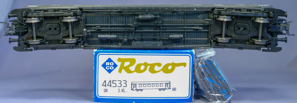 Roco 44533 H0 Schnellzugwagen 3. Klasse C4ü der DRG. Ex wü 11. AC - Radsätze(Märklin System)