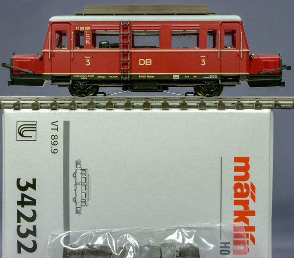 Märklin 34232 Schienenomnibus BR VT 89.9 der DB. Delta - decoder. AC -Modell. Epoche III.