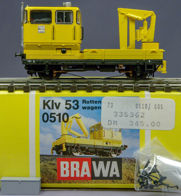 Brawa 0510 H0 Rottenkraftwagen KLV 53 der DB. Epoche IV. AC - analog(Märklin System)
