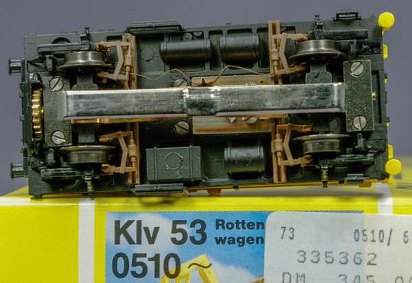 Brawa 0510 H0 Rottenkraftwagen KLV 53 der DB. Epoche IV. AC - analog(Märklin System)