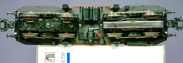 Märklin 3447 H0 E-Lok Serie EG 2 x 2/2 der DRG in braun. AC - mit Deltadecoder.