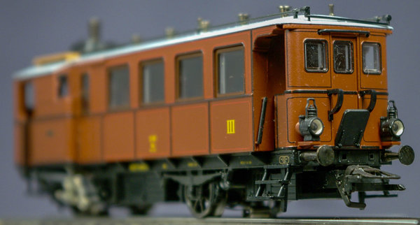 Märklin 3425 H0 Dampftriebwagen DW 14 "Kittel" der Württembergischen Staatsbahn. AC + Delta-Decoder.