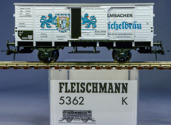 Fleischmann 5362 H0 Kühlwagen G 10 „München“ der DRG. Aufdruck der "Kulmbacher Brauerei"