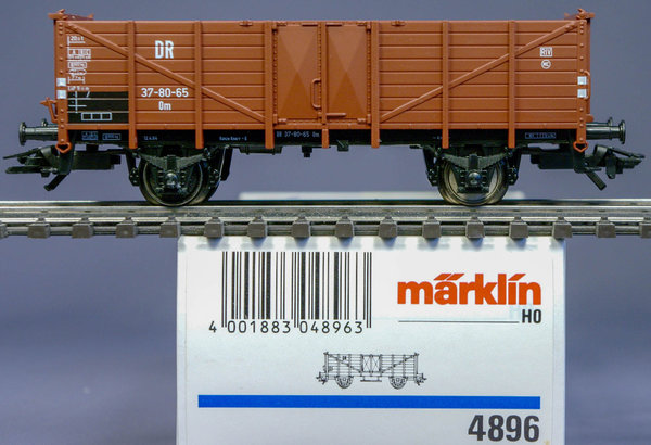 Märklin 4896 H0 Offener Güterwagen Om der DR in Epoche II.