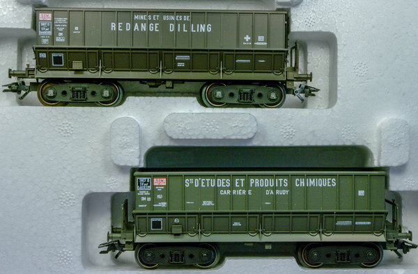 Märklin 48449 H0 Set aus zwei Schüttgutwagen für den Erztransport. Epoche III.