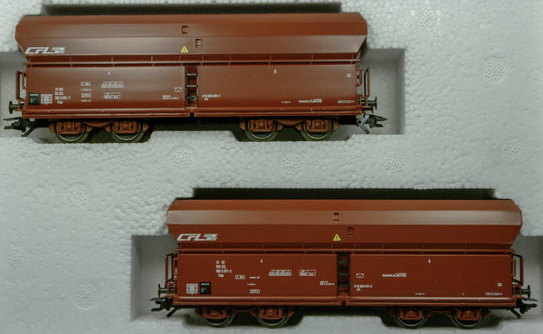 Märklin 46251 H0 Wagen-Set aus zwei Schüttgutwagen Fals der CFL. Epoche V.