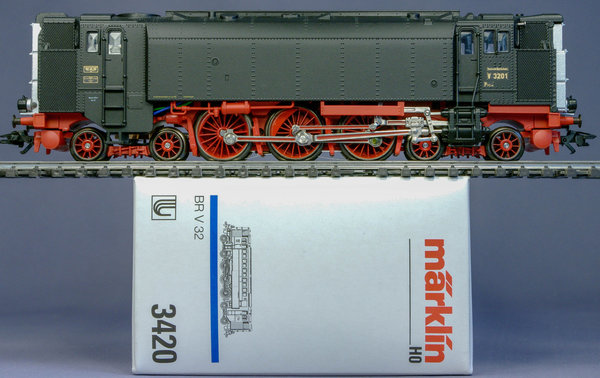 Märklin 3420 H0 Diesel-Druckluftlokomotive V 32 der DRG. Epoche II. Delta-Decoder.