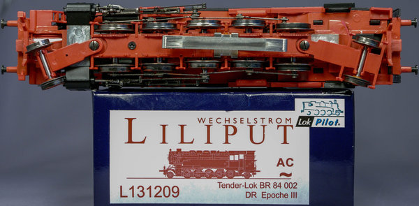 Liliput 131209 H0 Tenderdampflok BR 84 der DR in Epoche III. AC + Digital LokPilot V2.0. (Märklin)