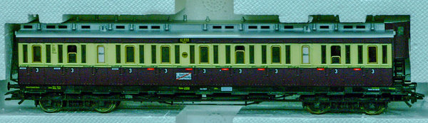 Fleischmann 1887 H0 Personenzug “Ruhr-Schnellverkehr” der DRG mit Lok der BR 78. AC - analog.