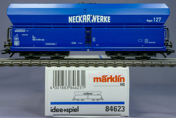 Märklin 84623 H0 Selbstentladewagen Fals 176 "Neckarwerke" eingestellt bei der DB. Epoche IV.