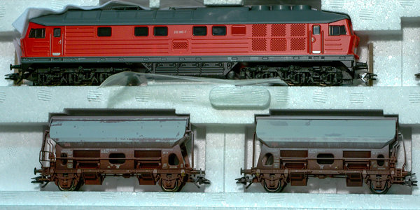 Märklin 26551 H0 Güterzug „Kalktransport“ mit Diesellok BR 232 und sechs Wagen Tds 930 der DB-AG