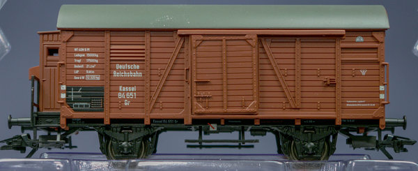 Märklin 46094-05 H0 Gedeckter Güterwagen Kassel Bauart Gr mit Bremserhaus. Epoche II.