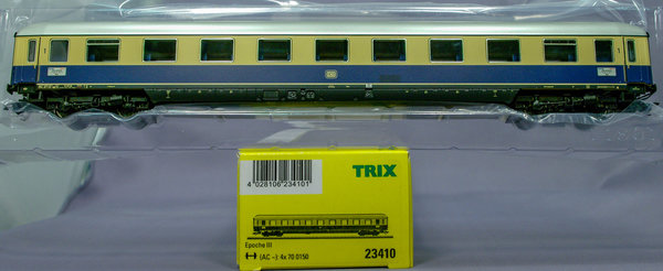 Trix 23410 H0 Schnellzugwagen zum "Rheingold" Av4üm-62 der DB. Epoche III. DC - Radsätze