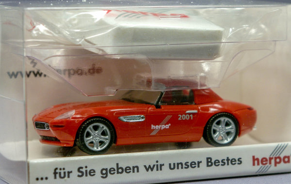 Herpa 2001 H0 BMW Z8 "Spielwarenmesse Nürnberg 2001" Sondermodell