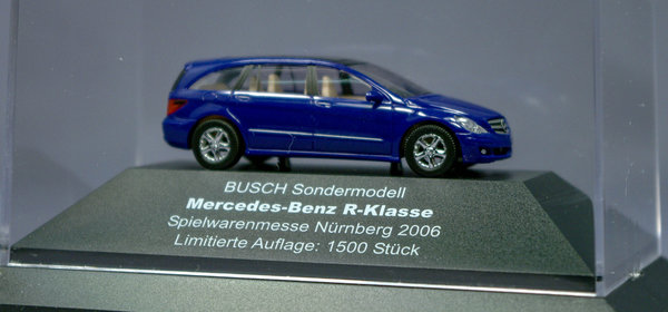 Busch 002006 H0. Mercedes-Benz R-Klasse in blau. Sondermodell.