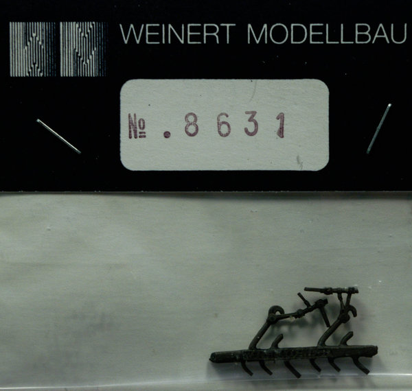 Weinert Modellbau 8631 H0 Originalkupplung montiert. 2 Stück.